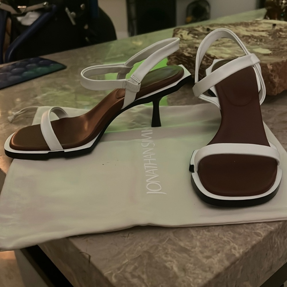 Jonathan simkhai Roma icon sculpted heel sandal size 37